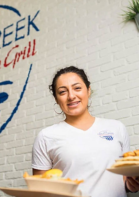 staff member of The Great Greek Mediterranean Grill